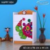 Komoda Happy K04 - barevný želvík (Barva bílá)
