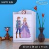 Komoda Happy K04 -  princ a princezna (Barva bílá)