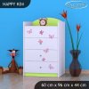 Komoda Happy K04 -  víla s motýlkami (Barva bílá)