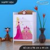 Komoda Happy K04 -  princezna se zámkem (Barva bílá)