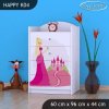 Komoda Happy K04 -  princezna se zámkem (Barva bílá)