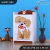 Komoda Happy K04 -  pejsek (Barva bílá)