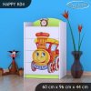 Komoda Happy K04 - lokomotiva (Barva bílá)