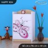 Komoda Happy K04 - motýlek (Barva bílá)