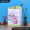 Komoda Happy K04 - motýlek (Barva bílá)