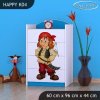 Komoda Happy K04 - pirát (Barva bílá)
