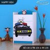Komoda Happy K04 - policie (Barva bílá)