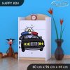 Komoda Happy K04 - policie (Barva bílá)