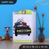 Komoda Happy K04 - policie (Barva bílá)