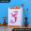 Komoda Happy K04 - mořská víla (Barva bílá)