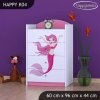 Komoda Happy K04 - mořská víla (Barva bílá)