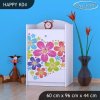 Komoda Happy K04 - srdce z květů (Barva bílá)