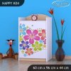 Komoda Happy K04 - srdce z květů (Barva bílá)