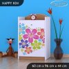 Komoda Happy K04 - srdce z květů (Barva bílá)
