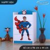 Komoda Happy K04 -  superman (Barva bílá)