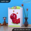Komoda Happy K04 - veselá housenka (Barva bílá)