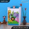Komoda Happy K04 - veselý zvěřinec (Barva bílá)