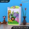 Komoda Happy K04 - veselý zvěřinec (Barva bílá)