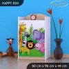 Komoda Happy K04 - veselý zvěřinec (Barva bílá)