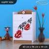 Komoda Happy K04 - závod F1 (Barva bílá)