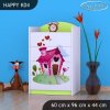 Komoda Happy K04 - začarovaný domeček (Barva bílá)
