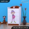 Komoda Happy K04 - zamilovaný skřítek (Barva bílá)