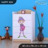 Komoda Happy K04 - zamilovaný skřítek (Barva bílá)
