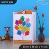 Komoda Happy K04 - zelené auto s balónky (Barva bílá)