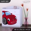 Komoda Happy K05 - pohádkové auto (Barva bílá)