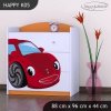 Komoda Happy K05 - pohádkové auto (Barva bílá)