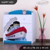 Komoda Happy K05 -  velká loď (Barva bílá)