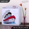 Komoda Happy K05 -  velká loď (Barva bílá)