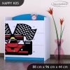 Komoda Happy K05 -  ferrari (Barva bílá)