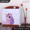 Komoda Happy K05 - jednorožec (Barva bílá)