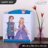 Komoda Happy K05 - princ a princezna (Barva bílá)