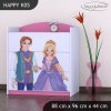 Komoda Happy K05 - princ a princezna (Barva bílá)