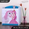 Komoda Happy K05 - princezna s koníkem (Barva bílá)