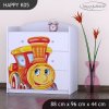 Komoda Happy K05 - lokomotiva (Barva bílá)