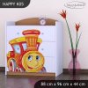 Komoda Happy K05 - lokomotiva (Barva bílá)
