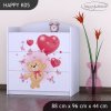 Komoda Happy K05 -medvídek s balónky (Barva bílá)