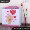Komoda Happy K05 -medvídek s balónky (Barva bílá)