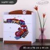 Komoda Happy K05 - vláček (Barva bílá)