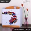 Komoda Happy K05 - vláček (Barva bílá)