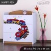 Komoda Happy K05 - vláček (Barva bílá)