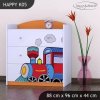 Komoda Happy K05 -  super lokomotiva (Barva bílá)