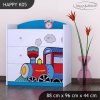 Komoda Happy K05 -  super lokomotiva (Barva bílá)