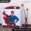 Komoda Happy K05 -  superman (Barva bílá)