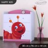 Komoda Happy K05 -  veselá housenka (Barva bílá)