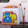 Komoda Happy K05 -  veselý medvídek (Barva bílá)
