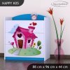 Komoda Happy K05 -  začarovaný domeček (Barva bílá)